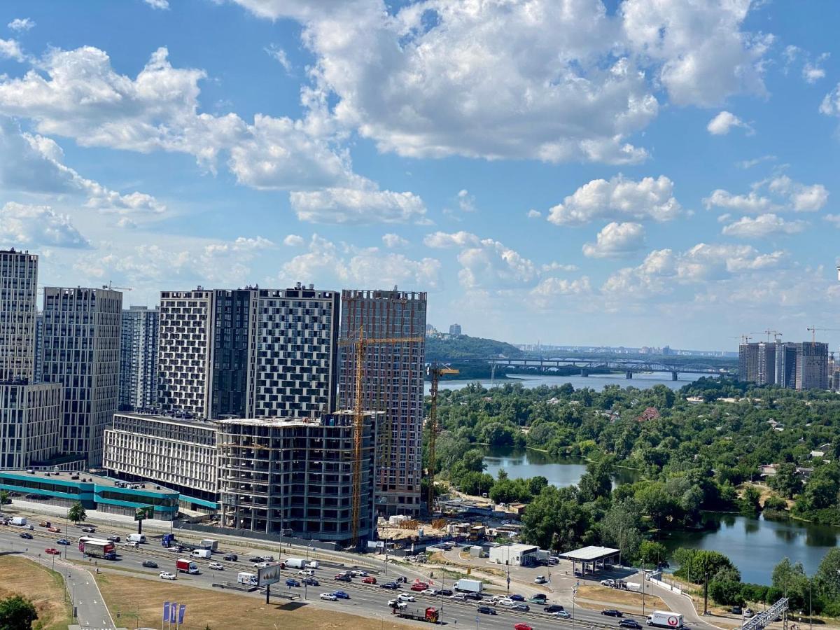 Apartments With Dnipro View Κίεβο Εξωτερικό φωτογραφία